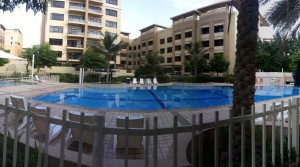 Downtown Dubai, Tastefully furnished 01 Bedroom Apartment at The Lofts, Podium Level with Garden and Partial Burj Khalifa View