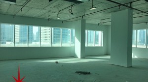 Business Bay, Shell and Core Space In Oxford Tower on a Lower Floor with Easy Access to Al-Khail Road