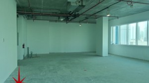 Business Bay, Shell and Core Space In Oxford Tower on a Lower Floor with Easy Access to Al-Khail Road