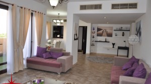 Fully Furnished 3 BR in Al Badia Hillside with Maids Room
