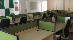 Fitted Office with Furniture, Partitions and Civil Defense Permission