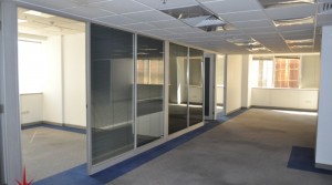 Fitted Office with Partition & Carpeted floor on Mid-Floor Next to Metro