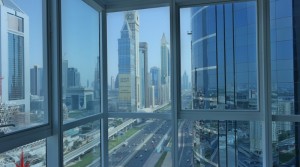 Latifa Tower, Fully Fitted Office With SZR View